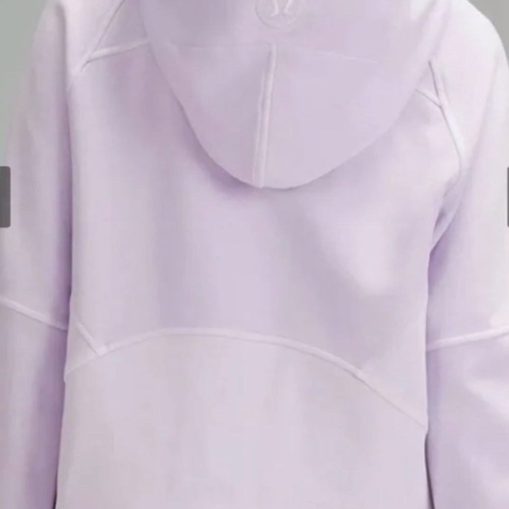 Lululemon Scuba Half Zip Hoodie Cropped Lilac Ether - Picture 7 of 9